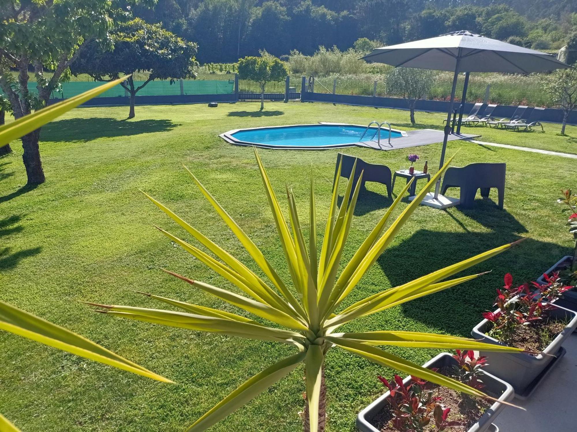 Apartamento En Bloque Vivienda Con Piscina Y Barbacoa A 15 Min De La Playa Meis Exteriér fotografie